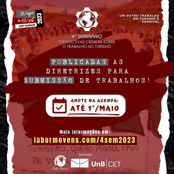 4th Seminar Critical Perspectives on Work in Tourism